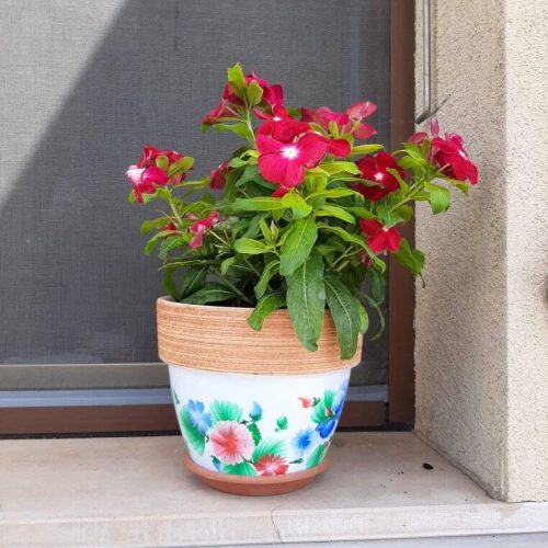 VASI IN TERRACOTTA DECORATI A MANO A UDINE