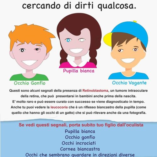 Pupilla bianca a Siena