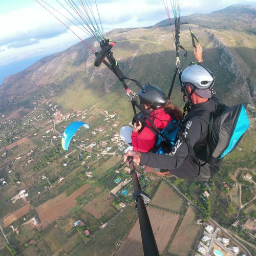 Voli tandem in parapendio a Palermo
