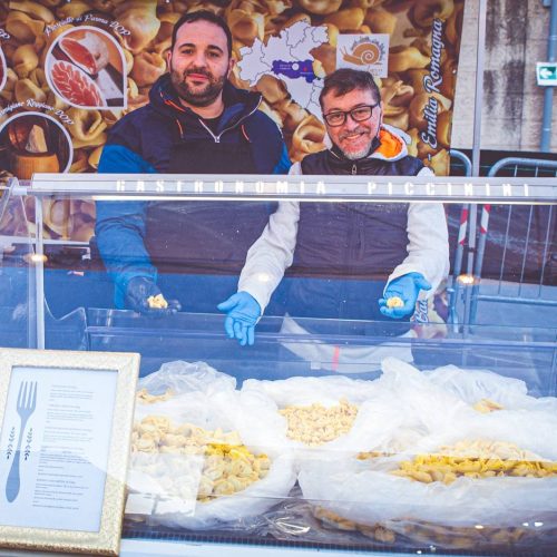 Mercato italiano alimentare a Sacile